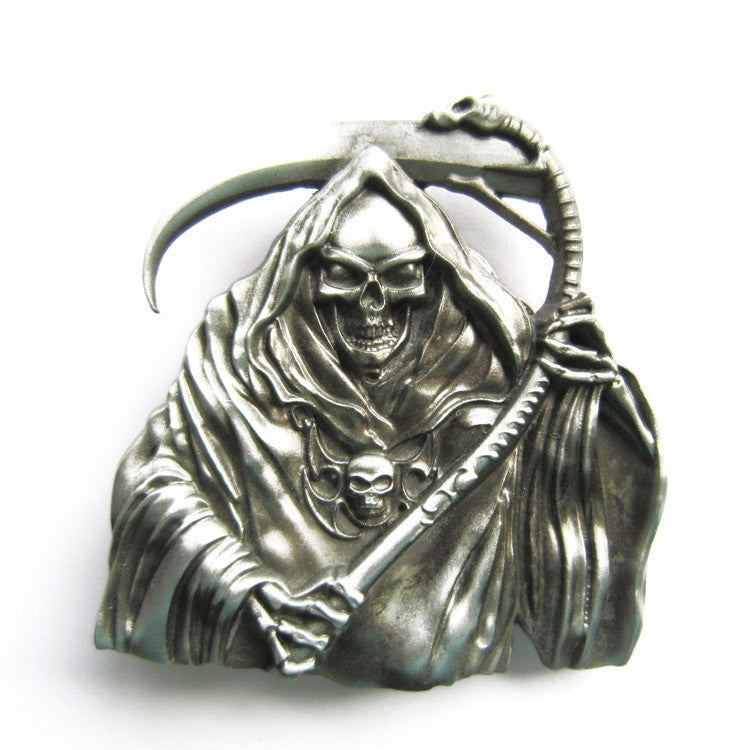 Grim Reaper Belt Buckle