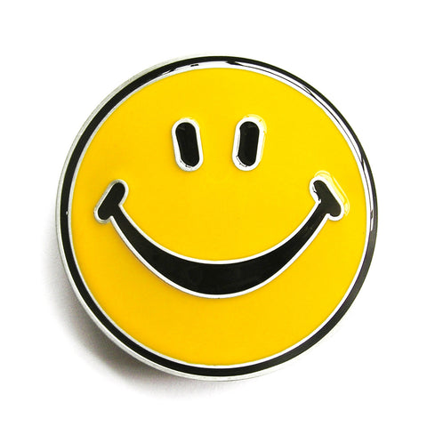 Smile Smiley Face Belt Buckle