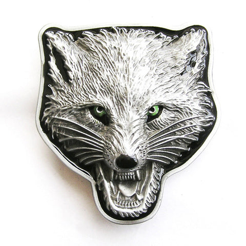 Wolf Head Belt Buckle