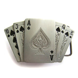 Royal Flush Poker Cards w/ Lighter Belt Buckle